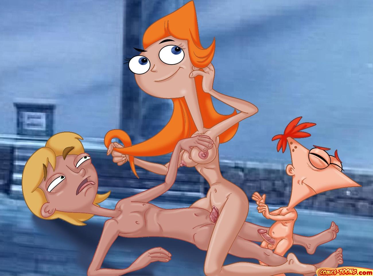 phineas candace ferb and xxx Liru  wolf girl with you