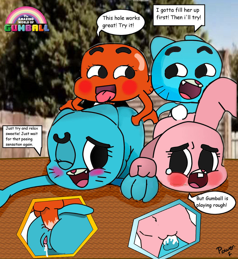 naked gumball of amazing nicole world Five nights at freddy's the animated movie