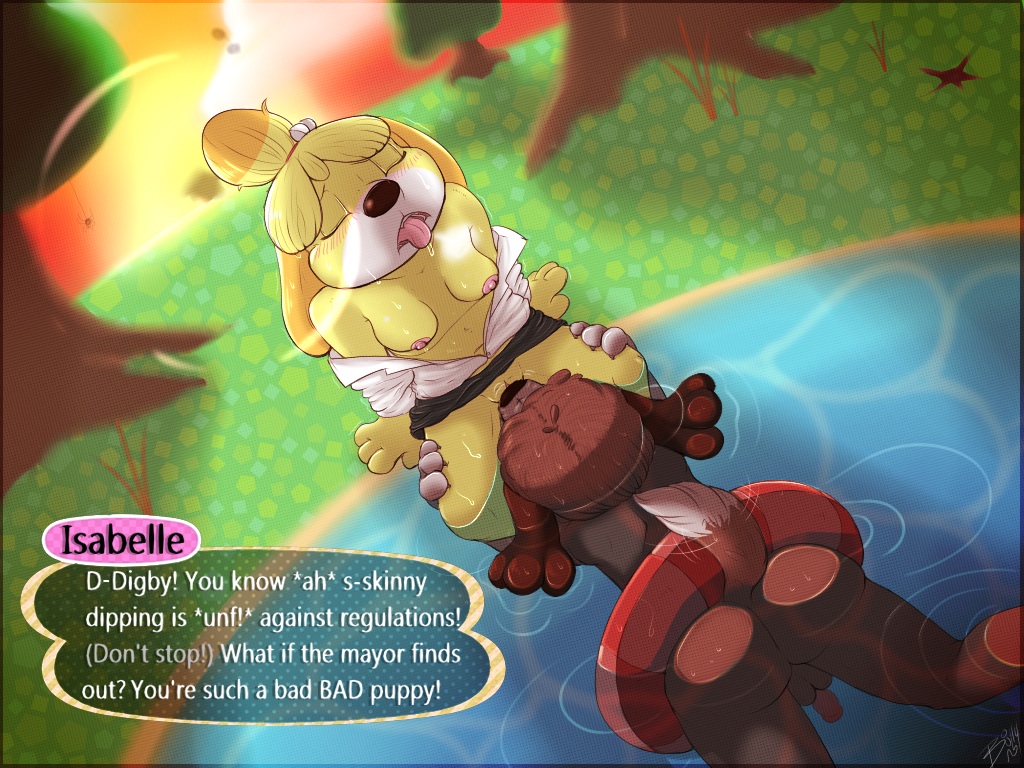 crossing isabelle animal and digby Moblin breath of the wild