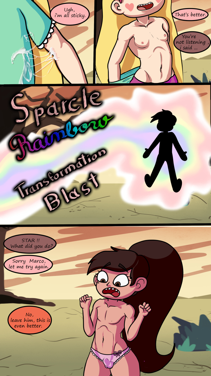 vs star of forces trap marco the evil Pickle pee pump a rump