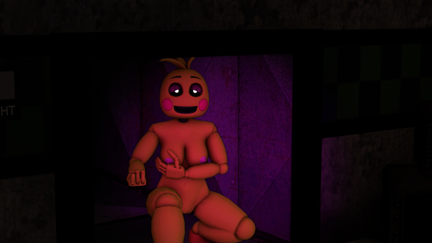 five nights nude at freddy's chica Anime girl in thigh highs