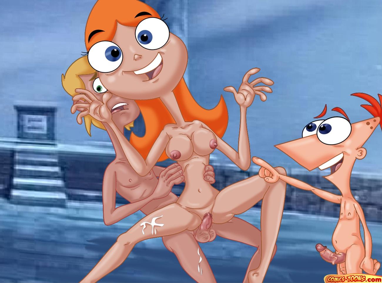 candace phineas and xxx ferb Five nights at freddy's 1 chica