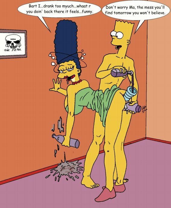 simpson with bart marge naked Va-11 hall-a miki