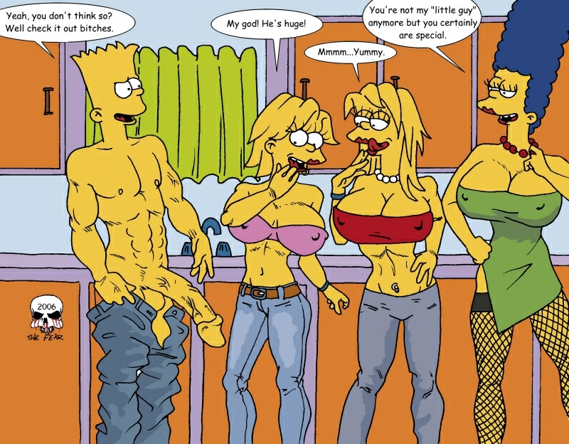 simpson with marge bart naked Mangle five nights at freddy